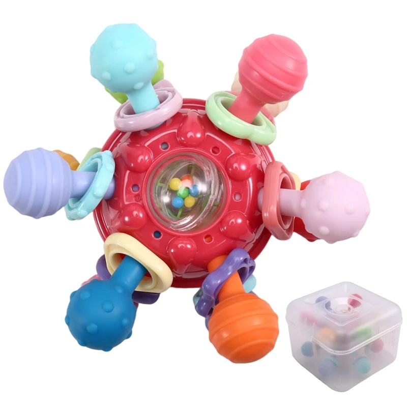 

Детские Монтессосенсорные игрушки, подходят для детей 0-6 лет и 6-12 месяцев, игрушки для прорезывания зубов и развития.-A83M