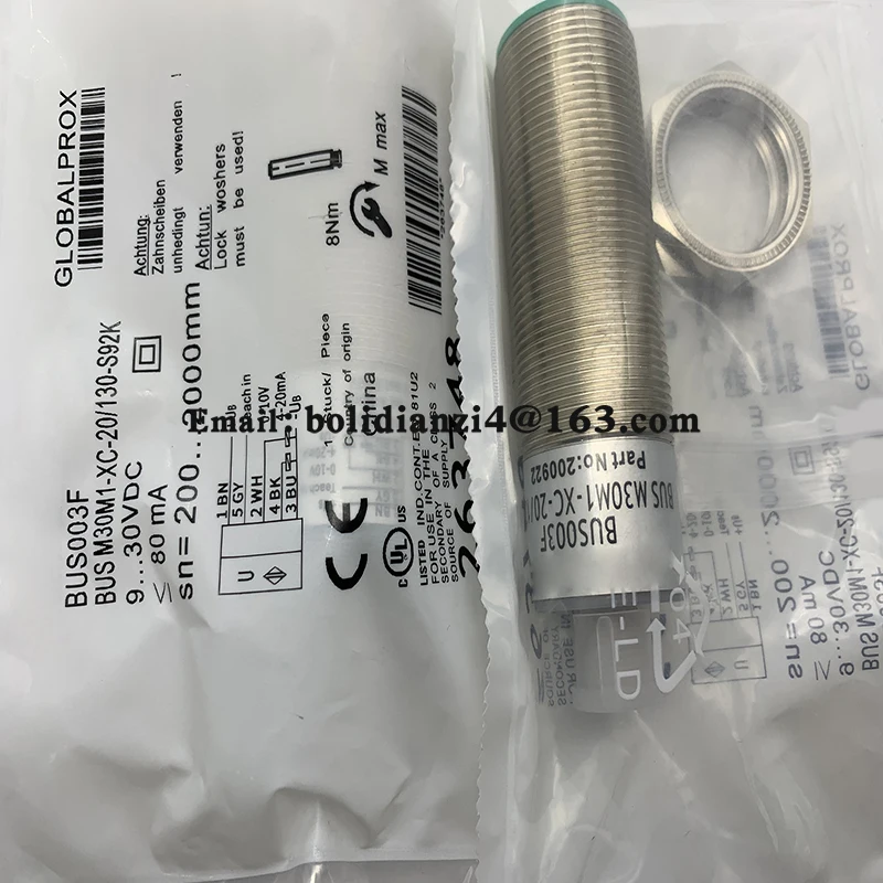 

Ultrasonic sensor BUS003T BUS M30M1-XC-35/340-S92K In stock