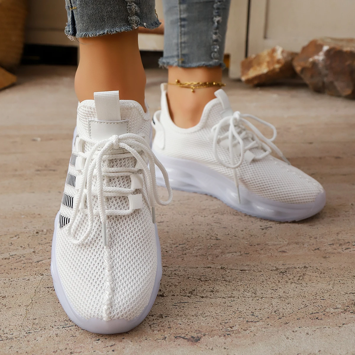 

YRZL женские кроссовки мужские легкие прогулочные туфли дышащие нескользящие удобные кроссовки для тренажерного зала пеший туризм спортивные тренировки