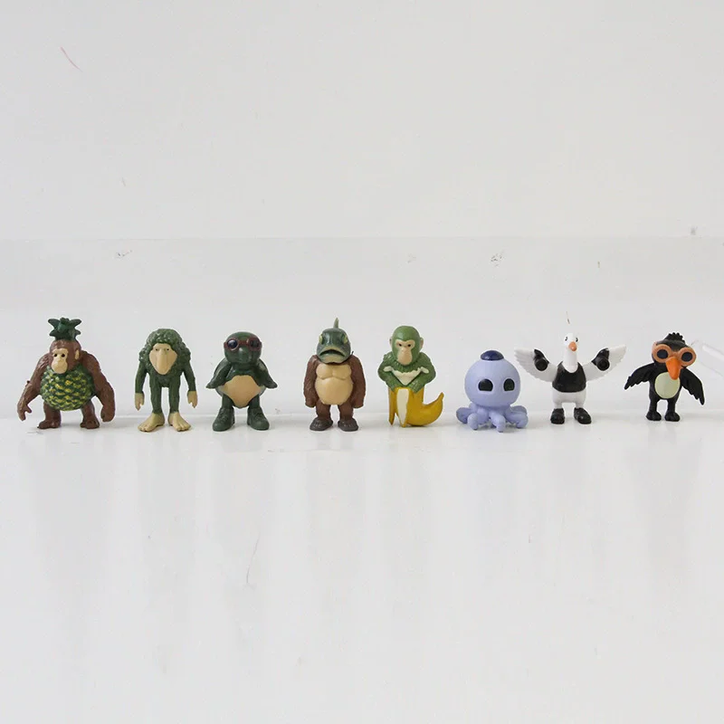 24 Uds. Conjunto de Brainrot italiano Tung Tung Sahur Tralalero Tralala estatuilla Mini adornos figuras de acción de juguete regalos de cumpleaños para niños