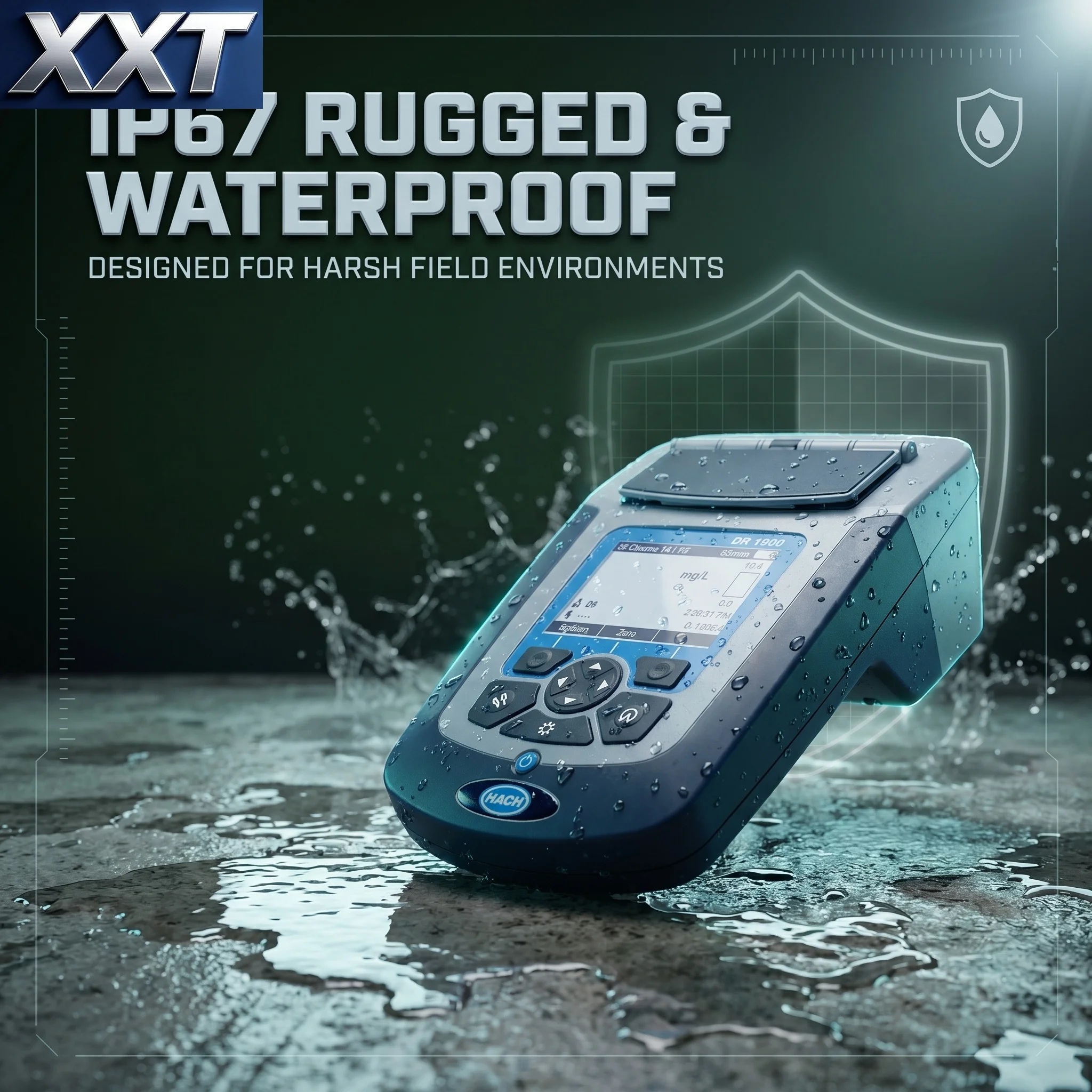 XXT Portable Lab Spectrophotometer | GLP Compliant Water Analyzer |220+ Pre-programmed Methods | High Accuracy 340-800nm