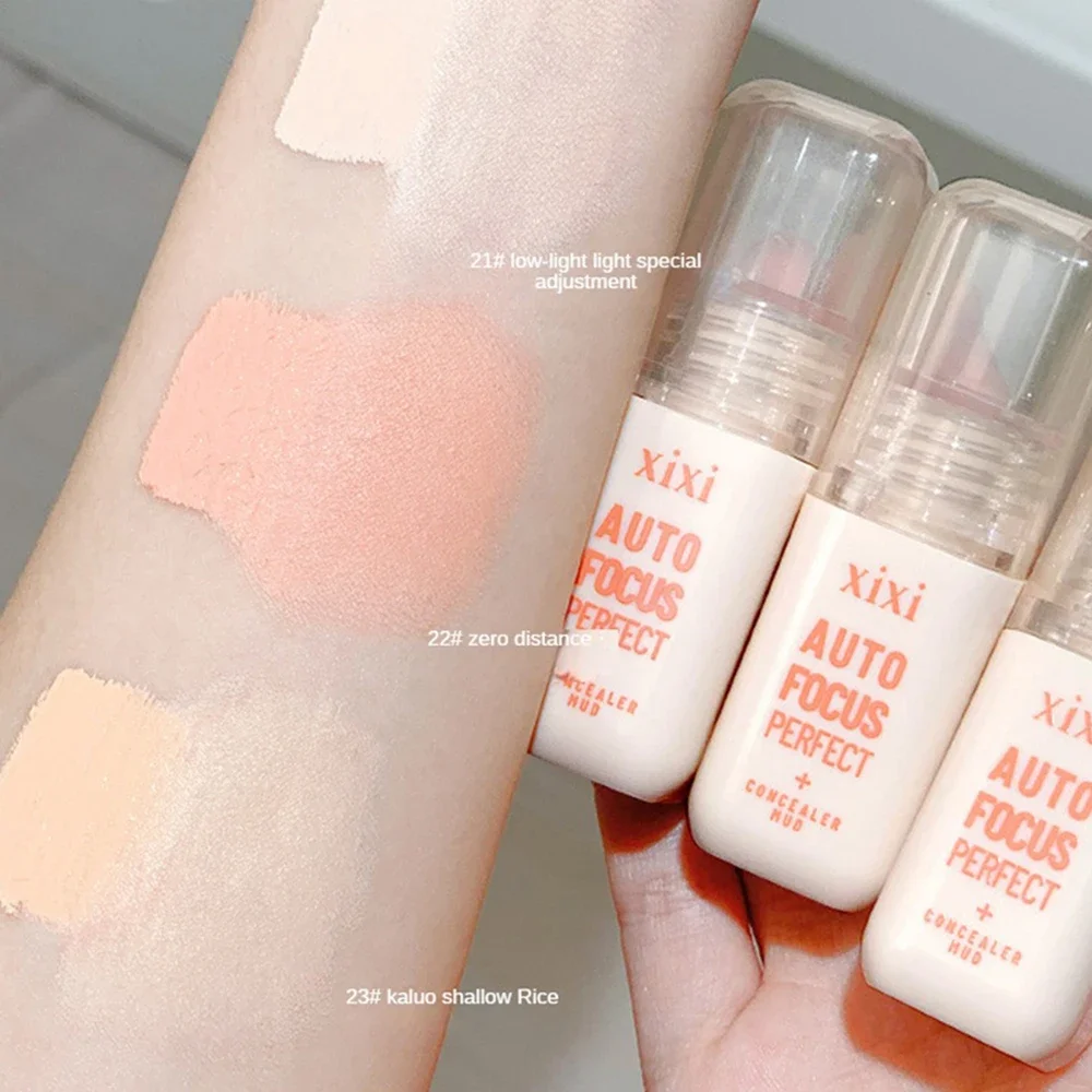 Heallor Waterdichte Matte Mini Vloeibare Concealer Foundation Blijvende Volledige Dekking Acne Donkere Kringen Corrector Professionele Concealer