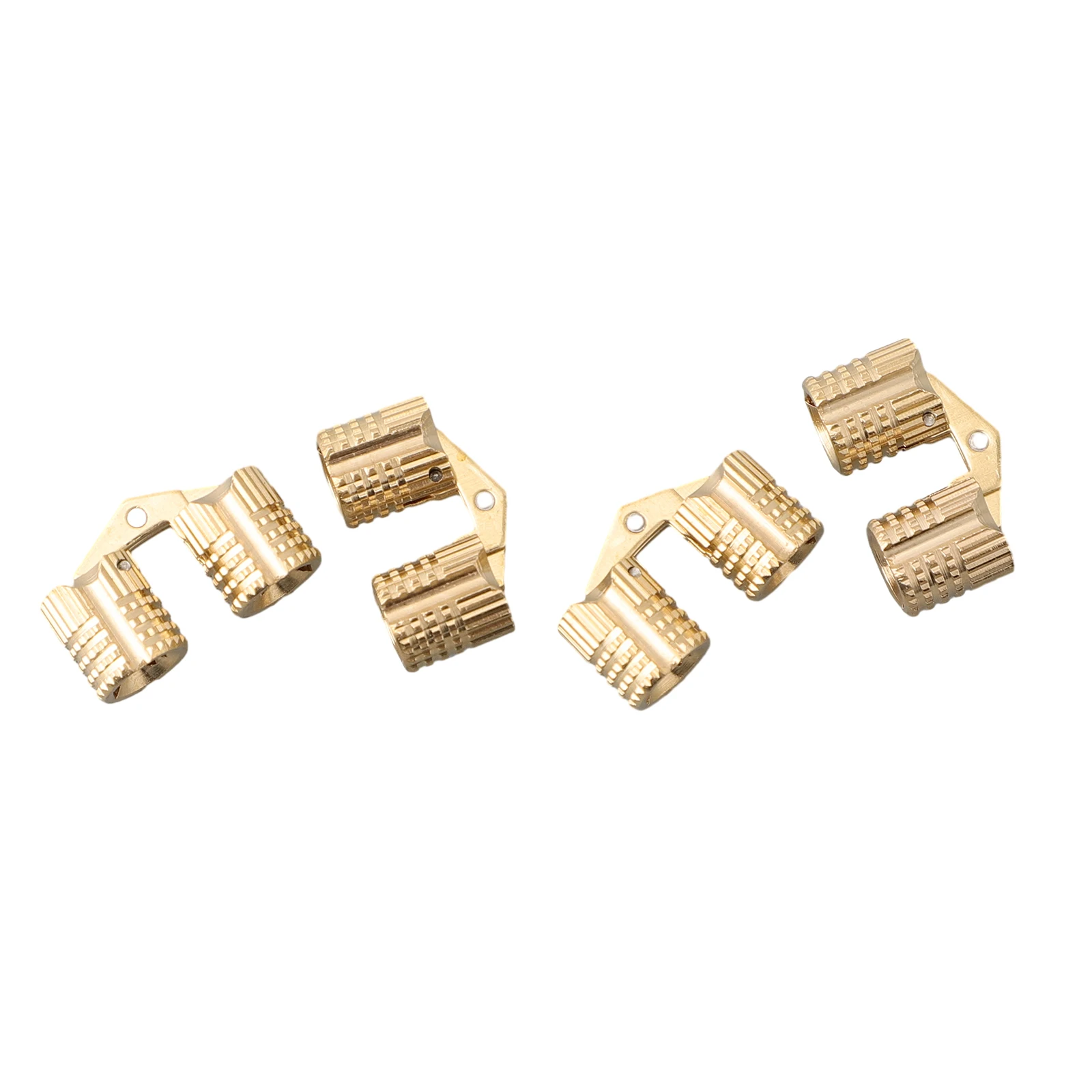 

Jewelry Box Hardware Four Concealed Hinges Made from Brass Copper Designed to Maximize Usability in Your Projects