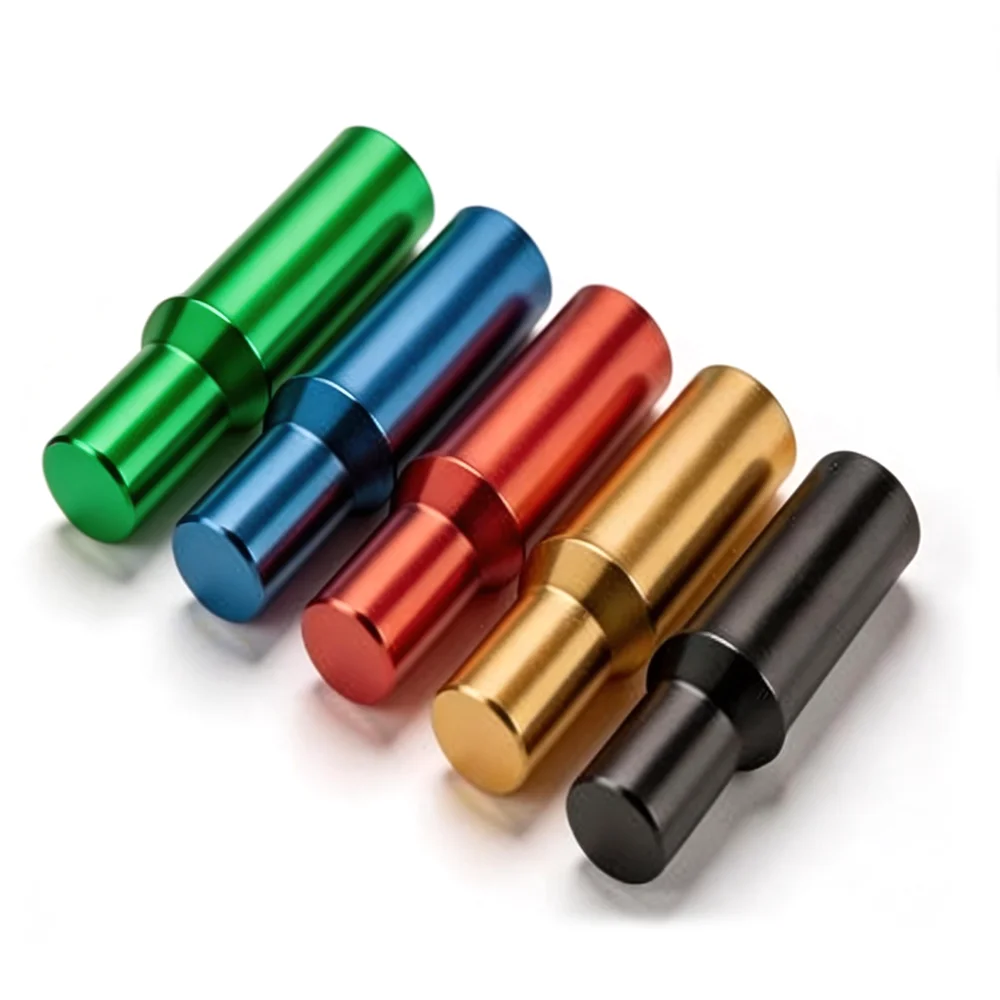 Custom CNC Machined Aluminum Cylindrical Pins Multi‑Color Anodized Precision Mechanical Fastener Spare Components cnc turning