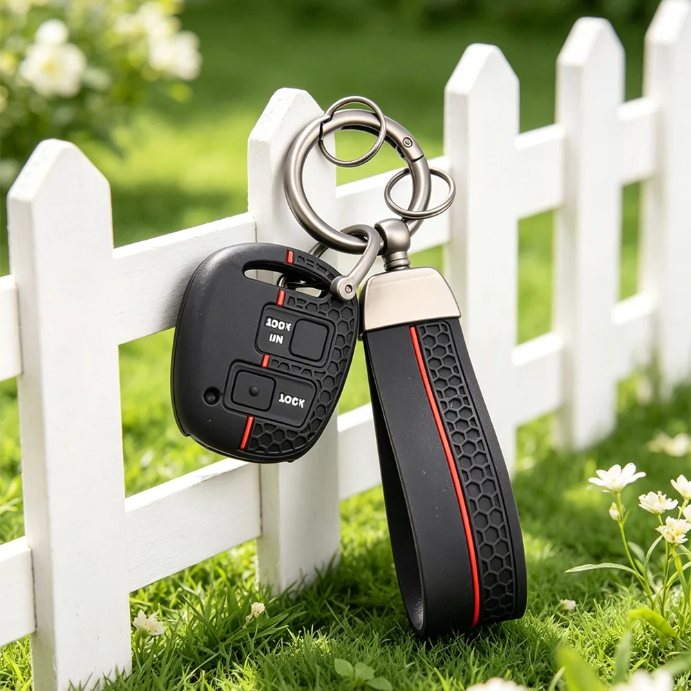 Silicone 2 3 Buttons Car Key Case Cover For Toyota FJ Cruiser Land 2008-2014 Yaris Echo For Lexus ES GS LS IS RX SC LX RX400h