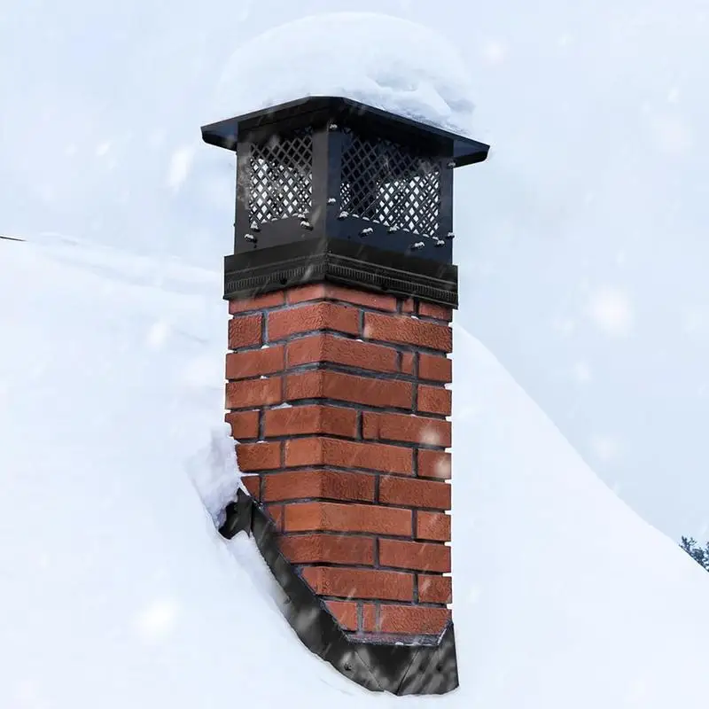 Chimney Cap Roof Top Vent Rain & Bird Protection Chimney Cover Effective Against Fire Hazards Rain & Snow For Chimney Pipe Cover