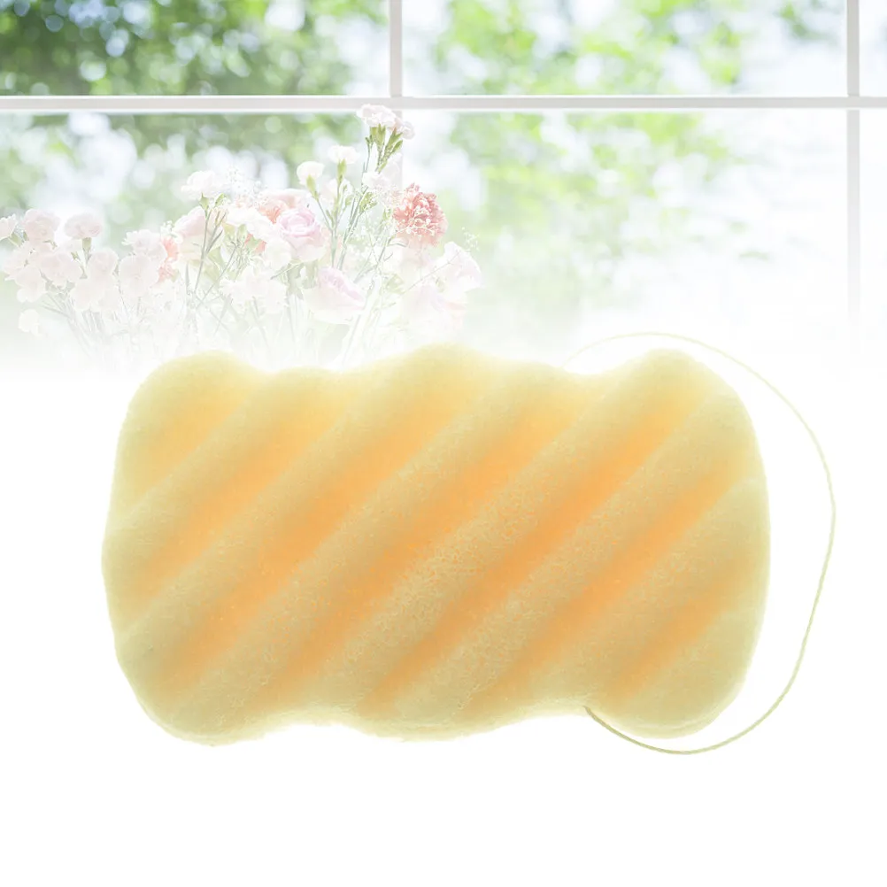 Shape Konjac Sponge Beige Bath and Facial Exfoliator Body Sponge Pore Cleansing Skin Care Remove Dead Skin