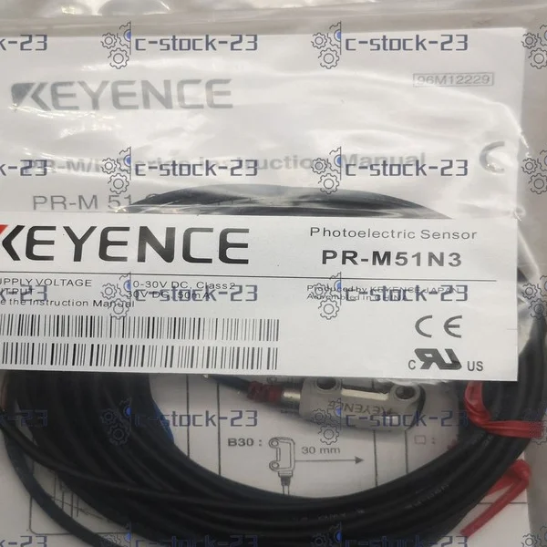 

1 шт., новый фотоэлектрический датчик Pr-m51n3, быстрая доставка, новый оригинальный точечный Plc