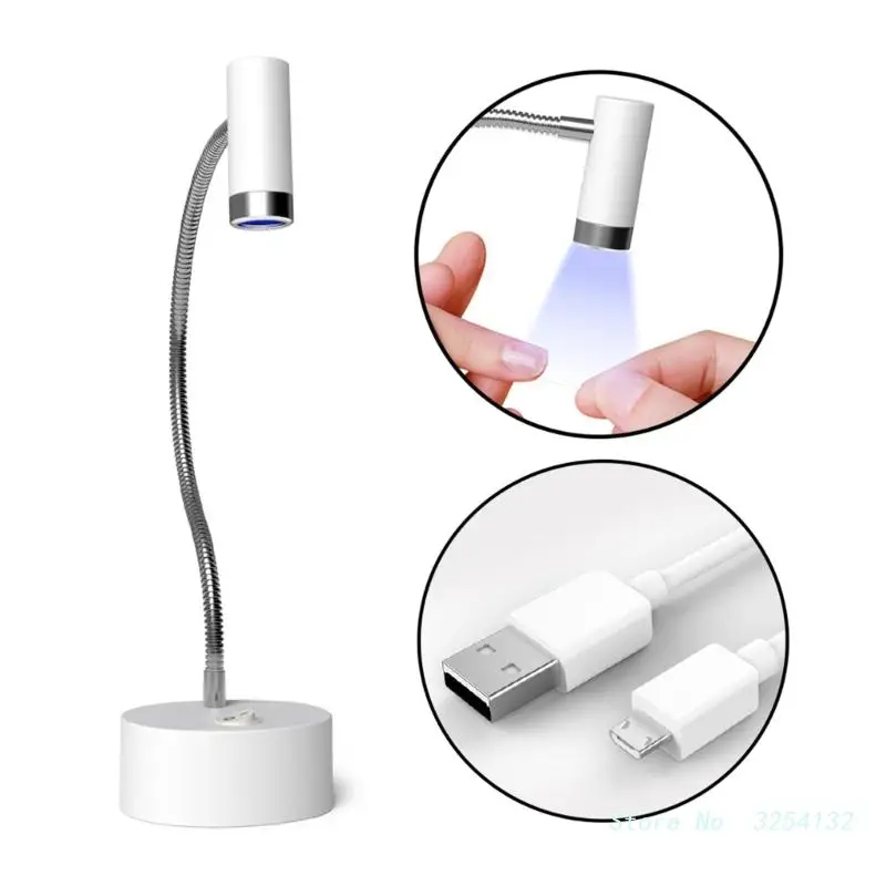 YY LED Nail Lamp USB Nail Dryer Smal Nail Light Quick-Drying Nails Art Lamp Mini Nails Art Phototherapy Lamp for Home Travel