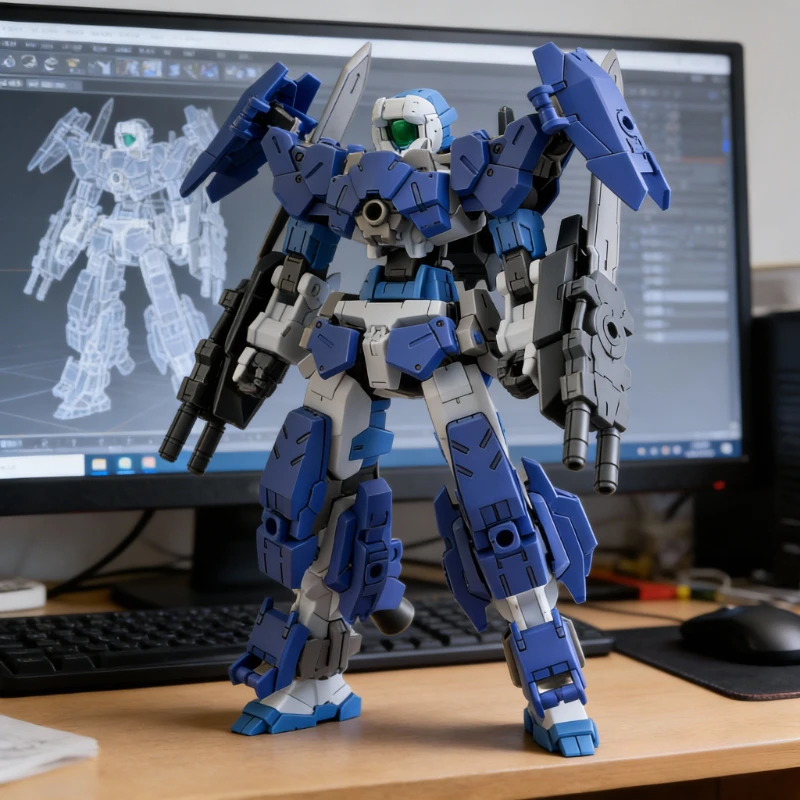 Oryginalny model Bandai 30MM 1/144 Full Armor Alto EXM 17FA, figurka akcji, zestaw do składania, zabawki roboty, kolekcjonerskie prezenty