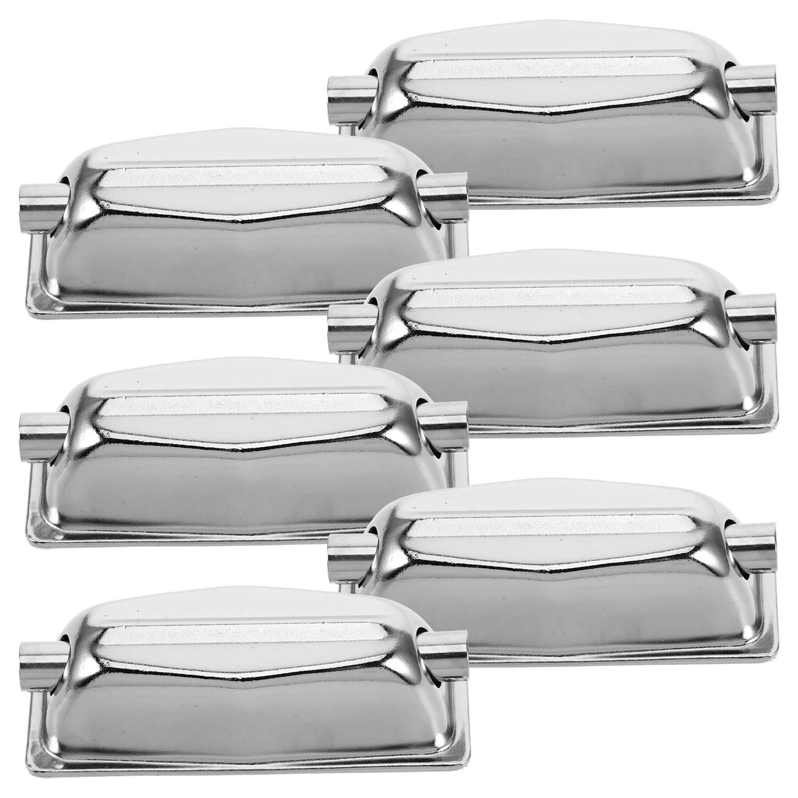 6 قطعة نهاية مزدوجة كمين طبل العروة الفضة معدن الأذن موصلات ل الاستقرار مجموعة طبلة اكسسوارات استبدال أجزاء قرع