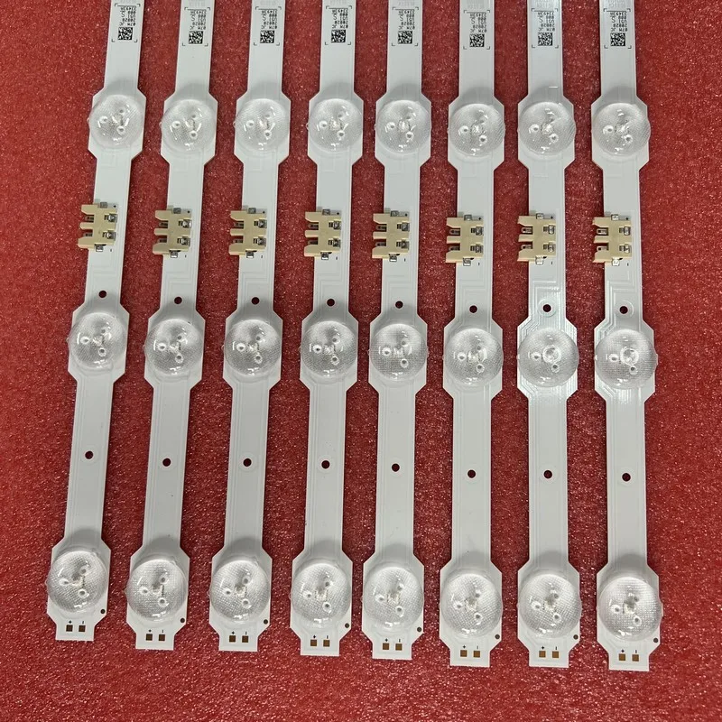 Tira de retroiluminação LED para Samsung, UE55HU7200S, UE55HU7200U, UE55HU7100, UN55HU7250, UN55HU7200, Curvo 3228 _ R07, L08, 16 pcs