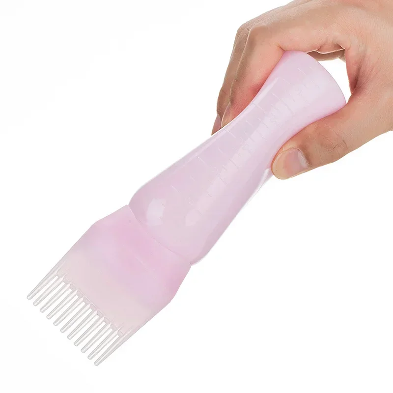 3 Colors Hair Dye Applicator Brush Bottles Dyeing Shampoo Bottle Oil Comb Hair Dye Bottle Applicator Hair Coloring Styling Tool