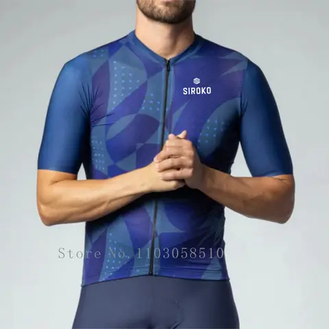 Siroko cycling jersey 2025 new Men Cycling Jersey Short Sleeve Top Shirt Bicycle Outdoor Sport MTB Jersey Maillot Ciclismo Hombr