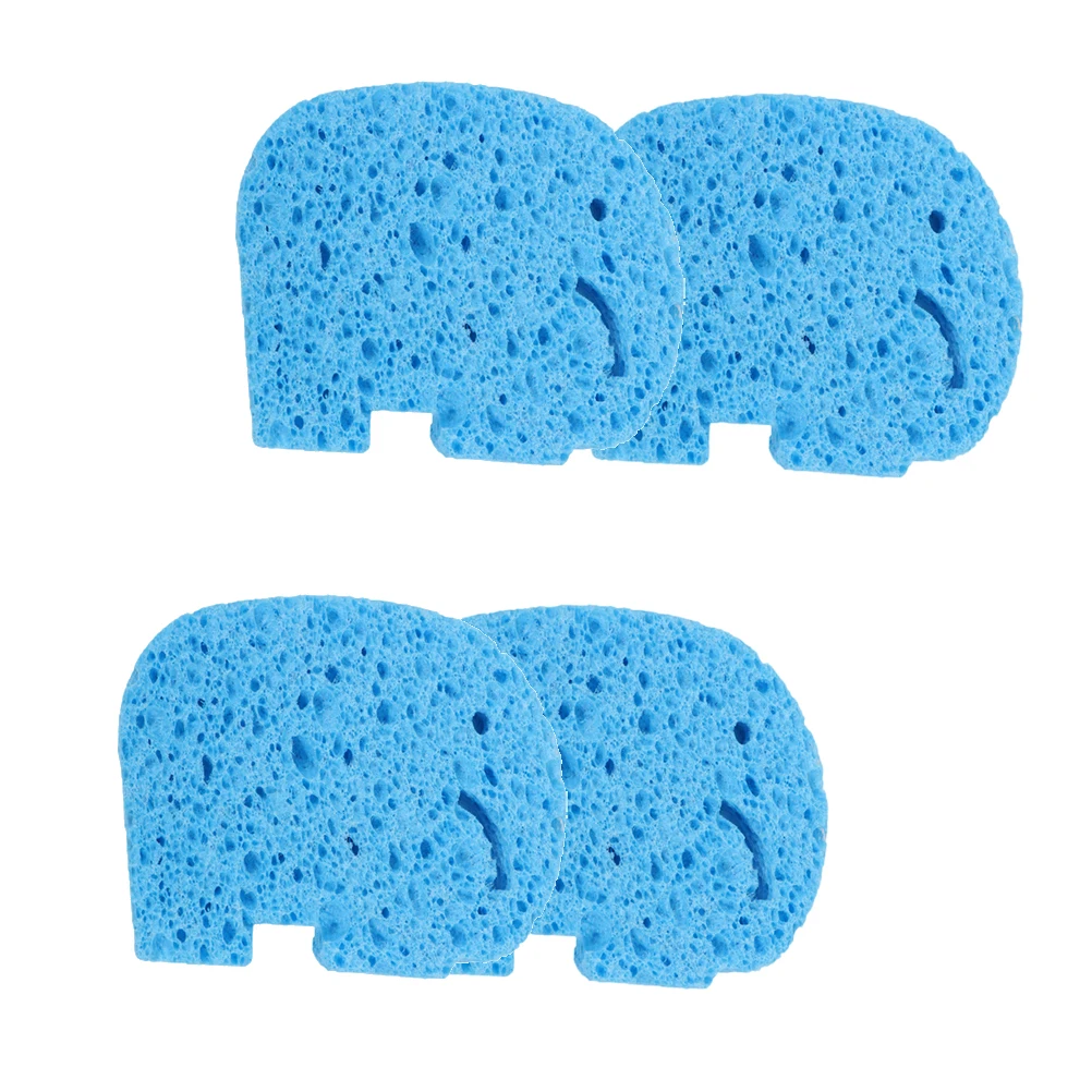 

4pcs Baby Natural Wood Pulp -Friendly Soft Durable Bathing For Kids Newborn Cartoon Gift For Baby