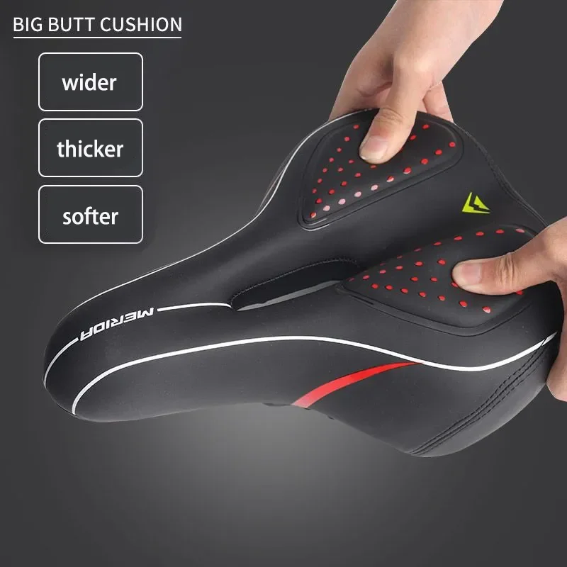 Merida Mountain Bicycle  Saddle Bike Thickened Cushion Cover Comfortable Soft Silicone Cycling Seat CZ003