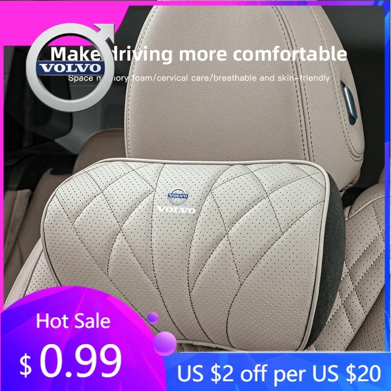 

Колпаки ступиц 2024, новые подголовники салона автомобиля для Volvo XC60 S60 V40 V50 V60 S80 S40 C30 AWD C70 S40 S60 S80 S90 T6 V70