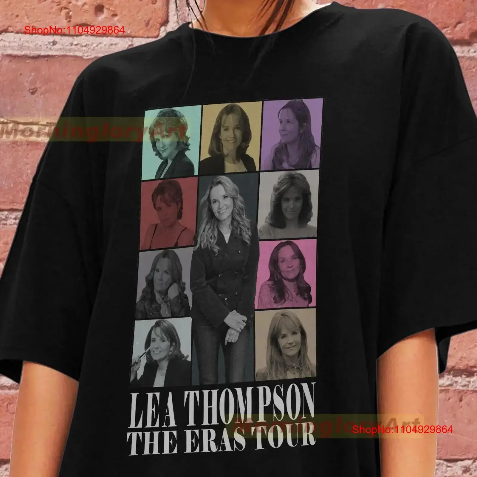 

Lea Thompson Tour T Shirt SweaT Sweater Cotton Clothing vintage Washed designer clothes Versatile graphic Breathable Casual