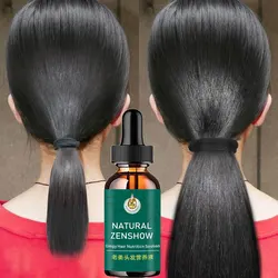 Aceite de jengibre para el crecimiento del cabello, producto Anti pérdida de cabello, reparación de daños rotos, fortalece la nutrición de las raíces del cabello