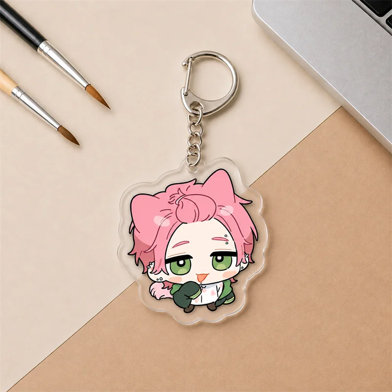 Anime WIND BREAKER Keychains Bag Charms Hayato Suo Haruka Sakura Hajime Umemiya Keyrings Pendant Jewelry Fans Friends Gifts