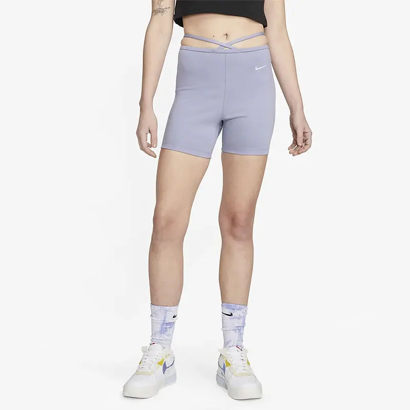 Nike Authentic Summer Women's High-Waisted Tight Cycling Sport Gym Shorts DV7929-519