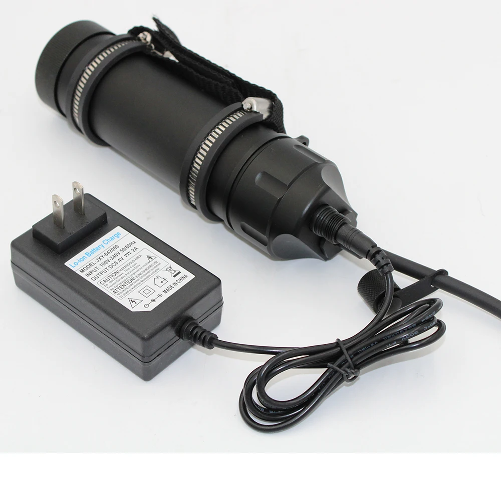 Underwater XHP70 LED Diving flashlight Waterproof Split wrist Led light Scuba dive Torch Lamp Light USE 4x 18650 Battery