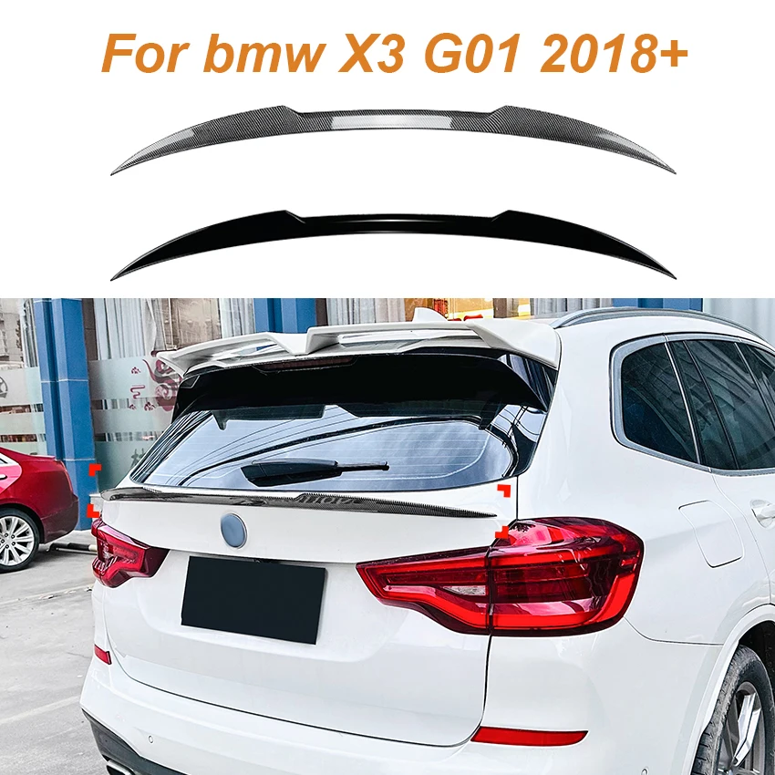 

Для BMW X3 IX3 G01 2018 + задний бампер багажник спойлер на крышу хвостовые Спойлеры задний бампер разделитель губа утка хвост Утконос