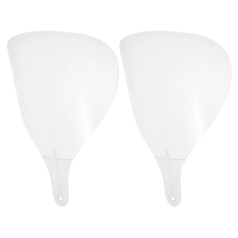 

2pcs Facial Shield Soft Breathable Hair Color Facial Mask Protector Hair Spray Protector Fringe Cover Cutting Visor Heat