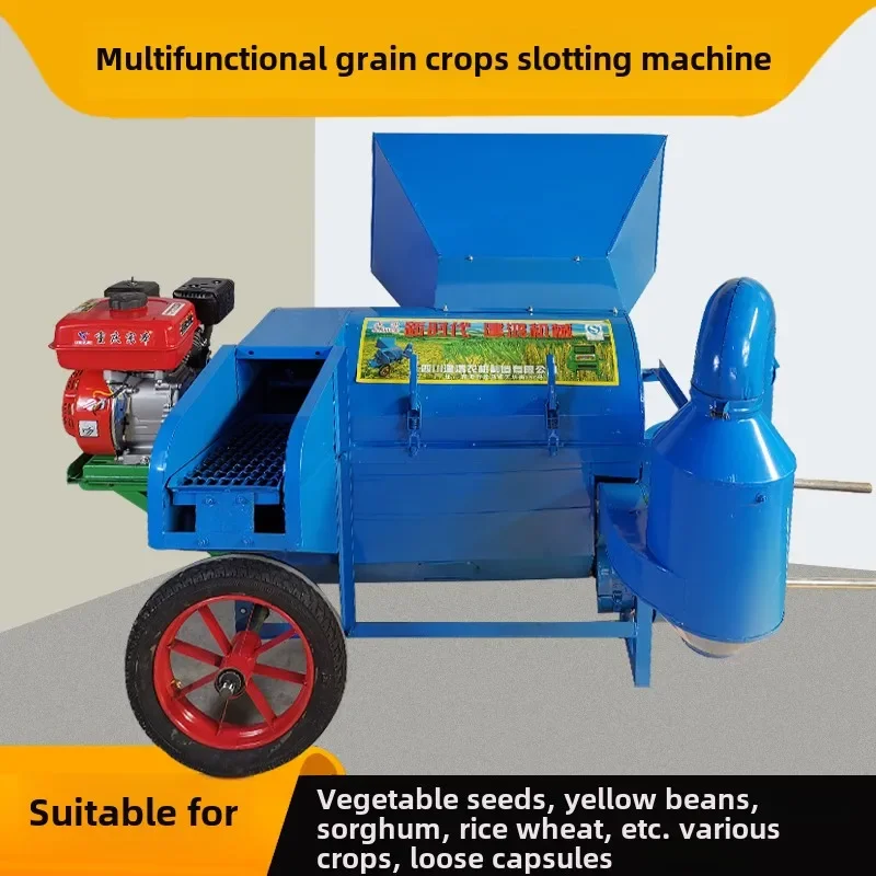 LYN rapeseed thresher harvesting sorghum wheat rice multi-functional full feeding thresher