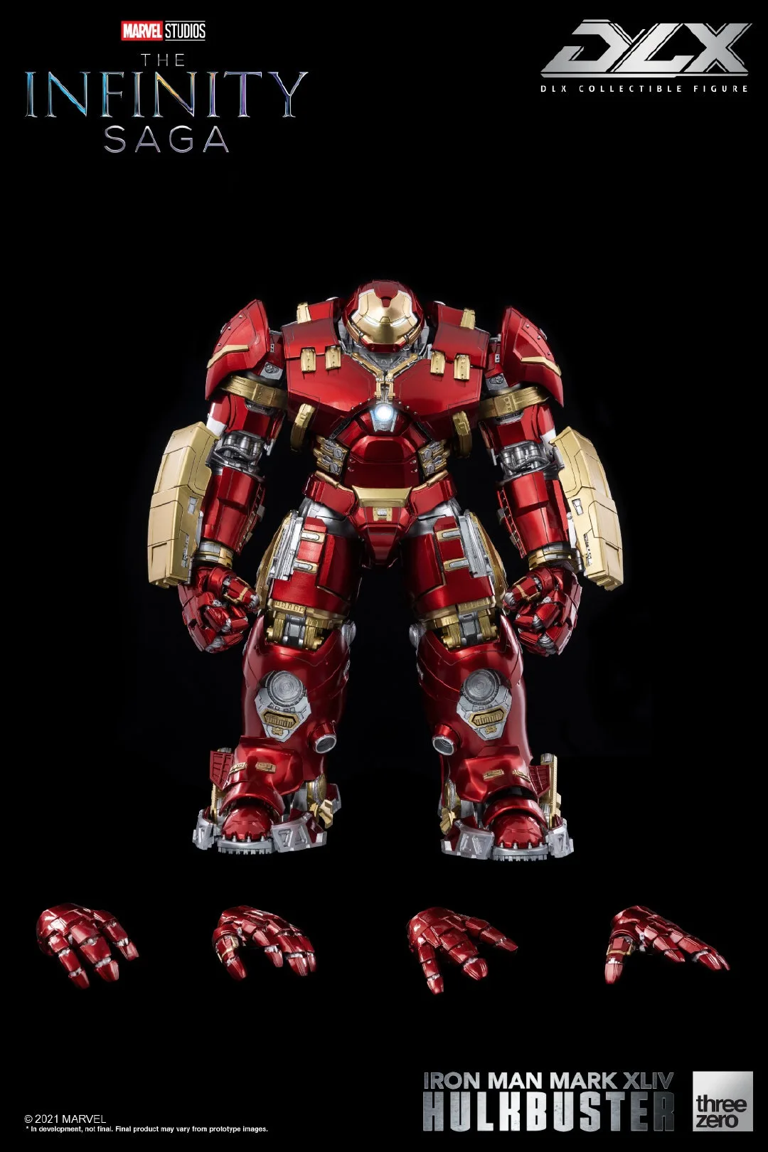 In Stock Threezero 3A 3Z0248 DLX Iron Man MK44 Hulkbuster 11.7\