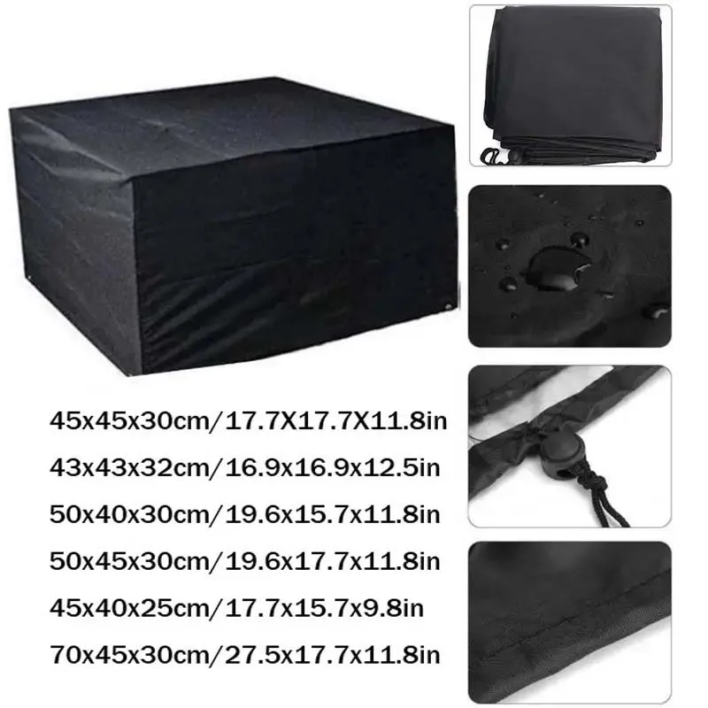 Utility Household Office Printer Dust Cover Protector Anti Dust Waterproof Chair Table Cloth Organizer Storage Tool Bag