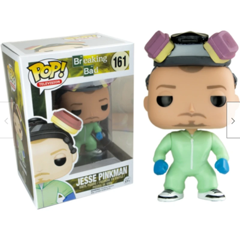 New FUNKO POP Breaking Bad all series green #159 #160 #161 #162 #163 #165 #166 #167 Vinyl Action Figure Model Toys for kids Gift