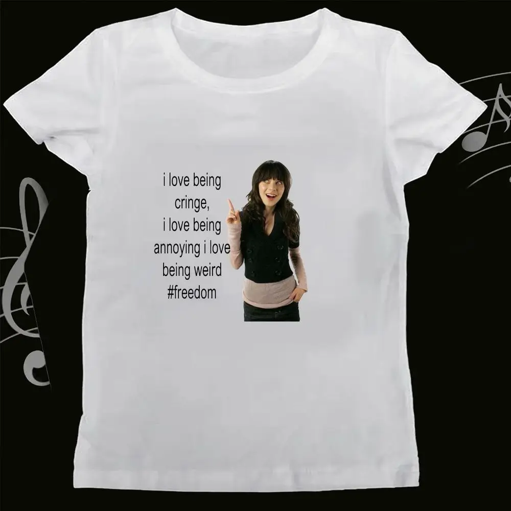 Funny Cringe Slogan Graphic T-Shirt Women Summer Short Sleeve Meme Print Aesthetic Tops Female Casual Fashion Y2k Cheap Clothes
