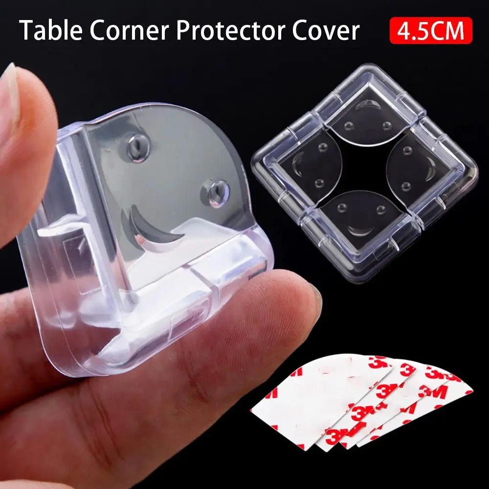 1Pcs Edge Corner Table Corner Protective Cover Transparent PVC Corner Protector Baby Child Security Soft