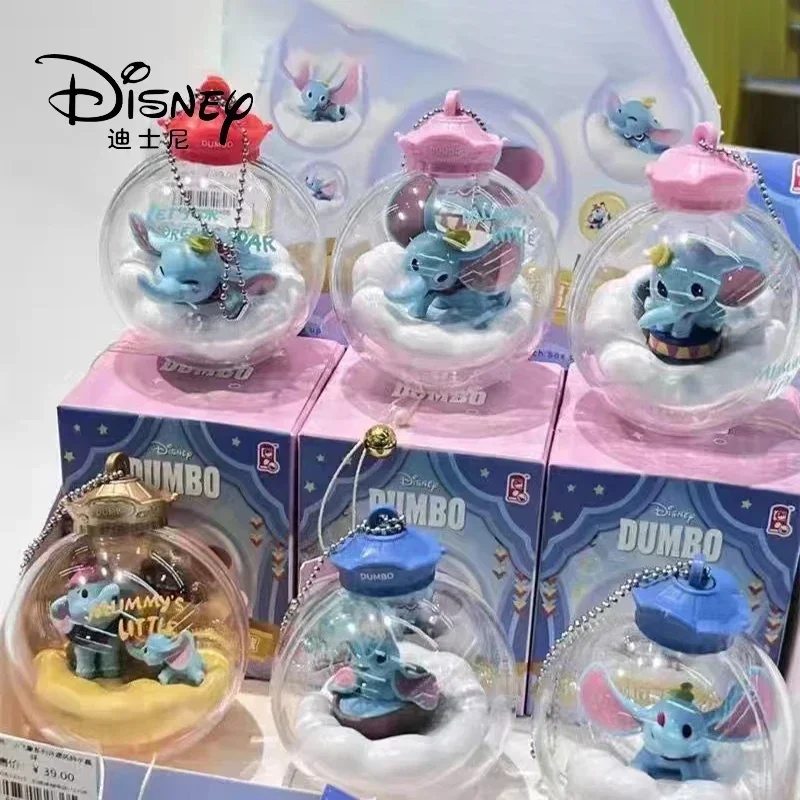 Disney-Dumbo Wishing Wind Chimes com Bola De Cristal, Genuine Blind Box, Bênção Pingente, Decoração Do Quarto, Brinquedos Para Crianças, Presente De Natal