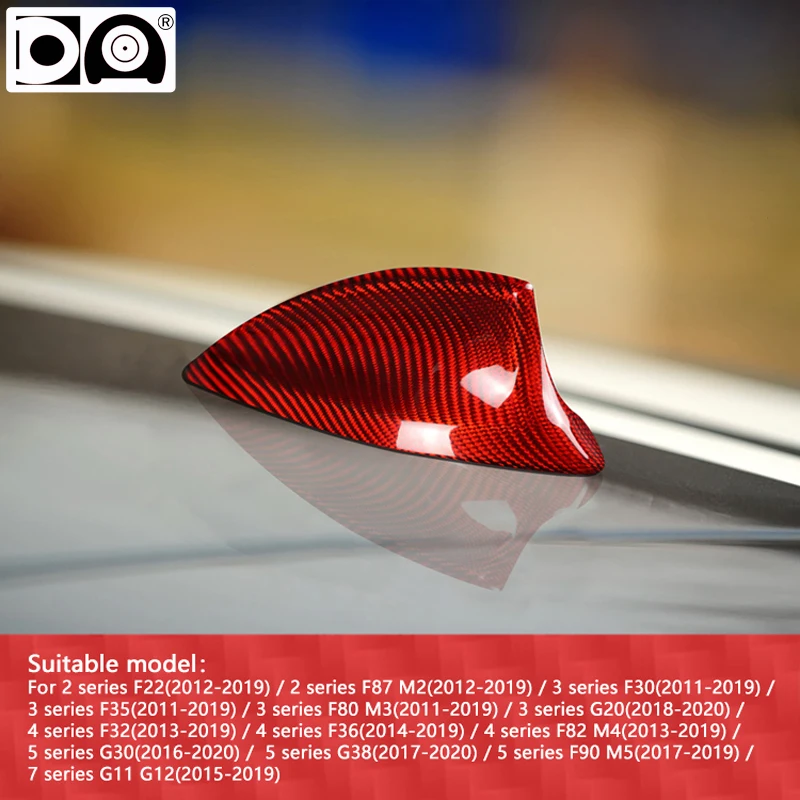 

Real 3K Dry Carbon Fiber Car Shark Fin Antenna Shell Cover Suitable for BMW F86 G07 F20 F21 F52 F45 F46 F48 F49 F39