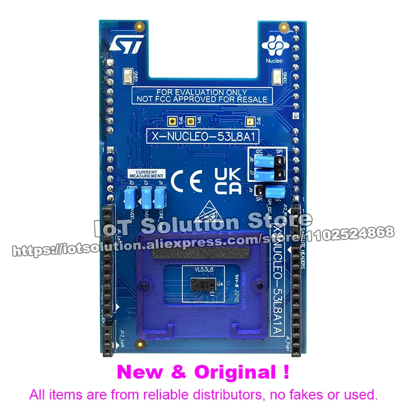X-NUCLEO-53L8A1 Time-of-Flight expansion board based on the VL53L8 series for STM32 Nucleo