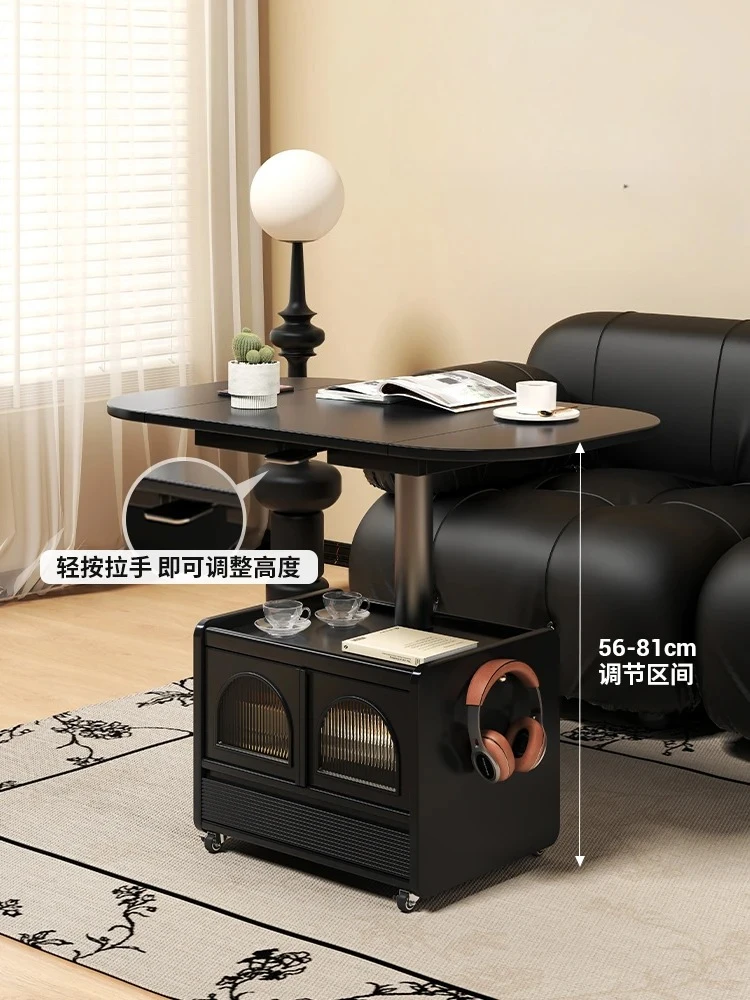 

Подъемный и складной журнальный столик из массива дерева в скандинавском стиле, домашний минималистичный чайный столик