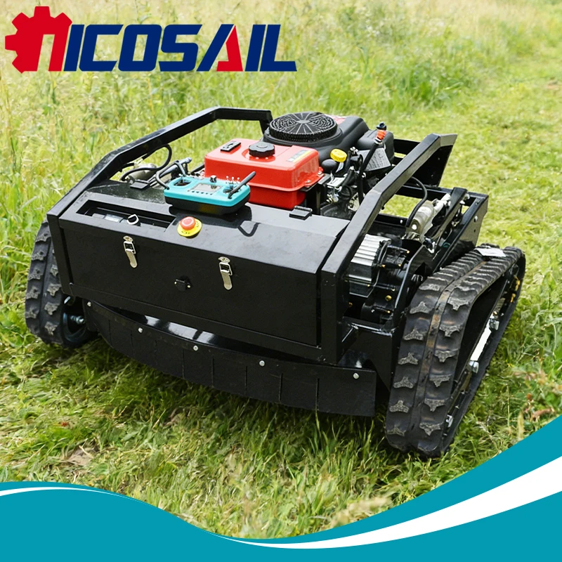

Custom Lightweight Remote Control Lawn Mower Compact Structure Customized For Garden Equipment