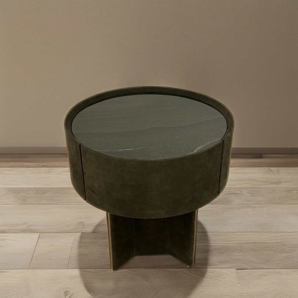 

Роскошный современный приставной столик из натурального мрамора, высококачественный оригинальный дизайн в китайском стиле, прикроватная тумбочка для гостиной, спальни, тумбочки