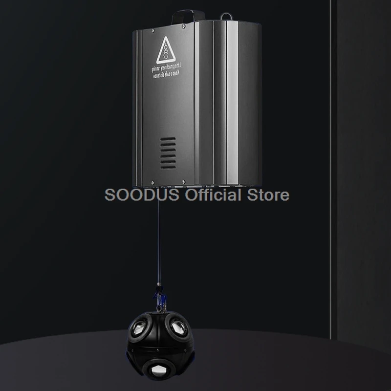 

Light RGBW Lifting Ball DMX LED Disco Club Wedding 3D Wave Effect Light Colorful Stage Lights Professional Winch Ball Lamp