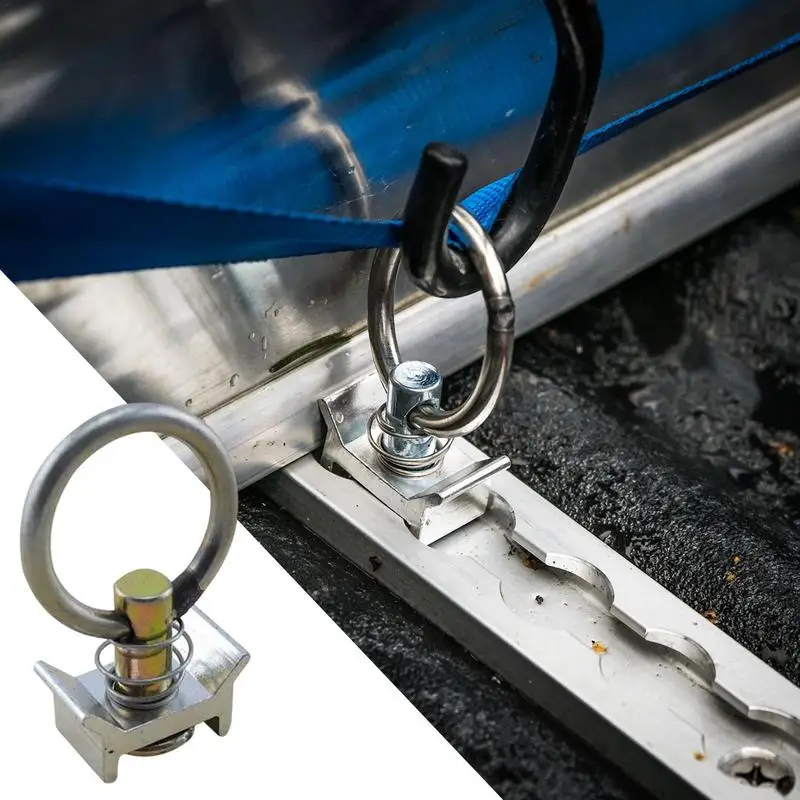 Tie Down Track Rail Aluminum Delivery Tie-Down Rail For Enclosed Trailer L-track Cargo Fixing For Trarvel Transfer Long-Distance
