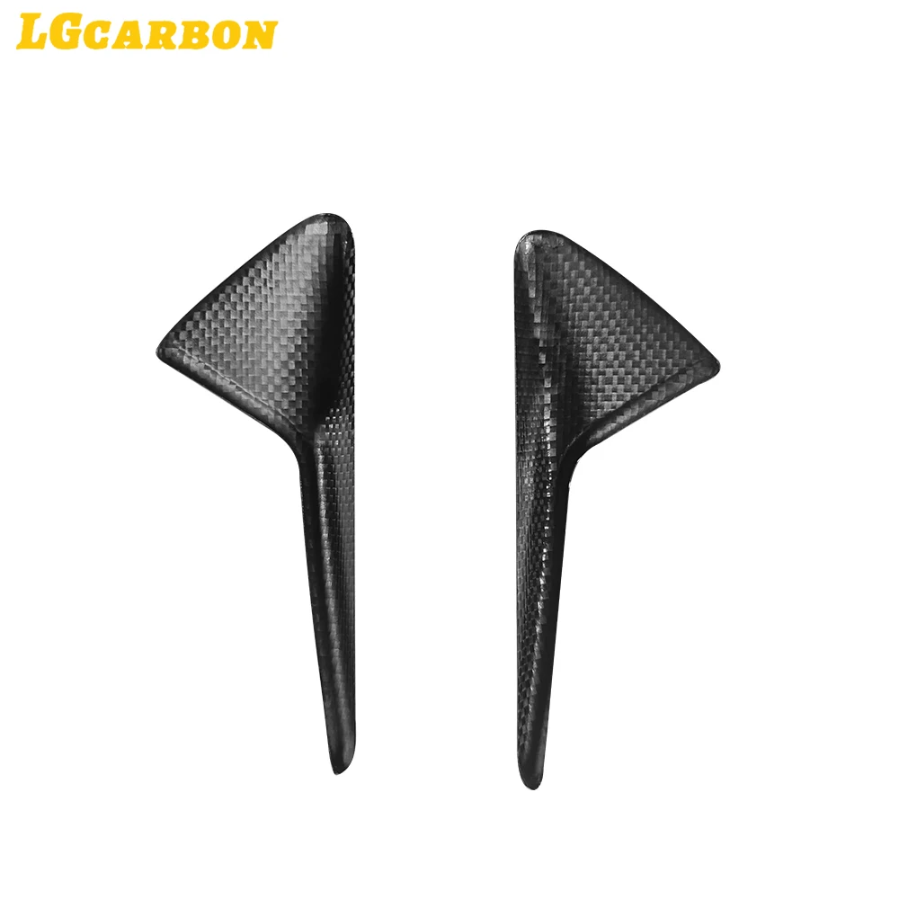 LGcarbon Real Carbon Side Air Camera Cover For Tesla Model Y 2020-2021 Carbon Vent Fender Cover Exterior Trim