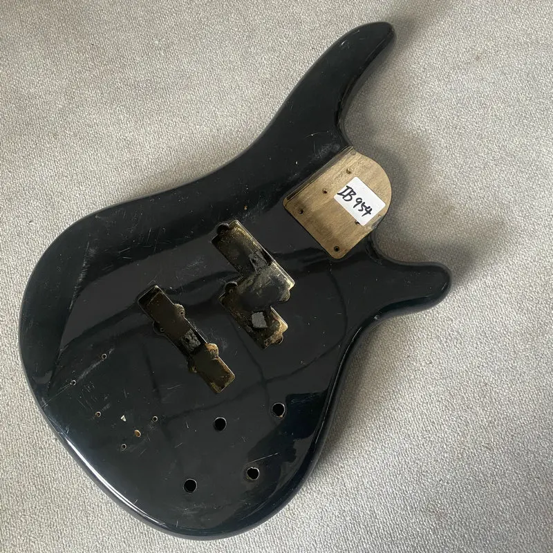 

IB954 Black Color 5 Or 6 String Active PJB Pickups Electric Guitar Bass Body Solid Wood Paints Damages&Scratch DIY Replace Part