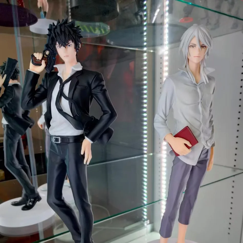 Set de Figuras de Acción de Psycho-Pass de 18 cm - Makishima Shogo, Kougami Shinya y Kagari Shuusei, Muñeco de Anime para Coleccionistas