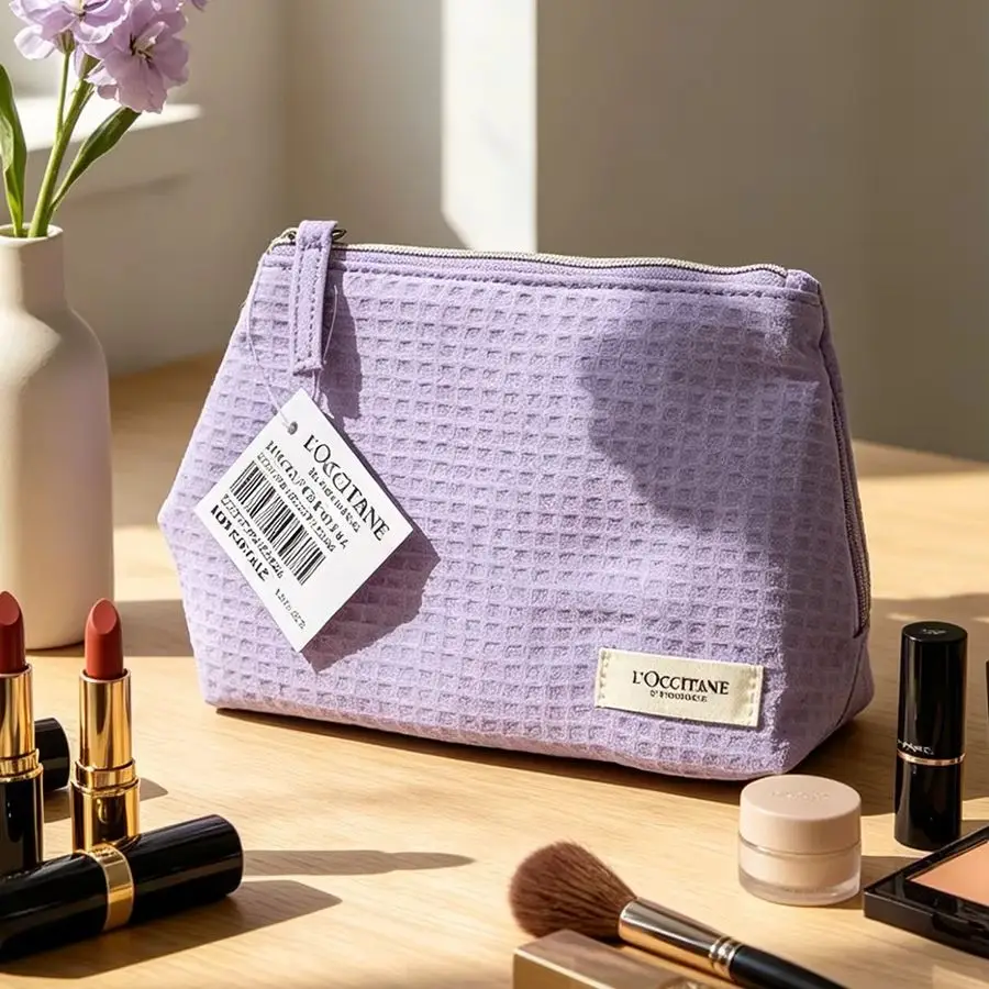 Loccitane Portable Travel Toiletry Bag Wear Resistant Beauty Storage Pouch Fine Stitching For Business Trip Vacation Practical G