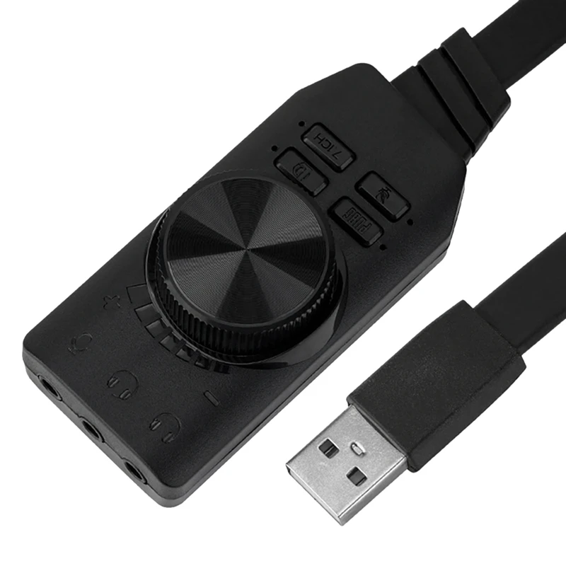 

Адаптер звуковой карты USB 7.1-канальный аудиоинтерфейс 3,5 мм Звуковая карта Звуковая карта USB