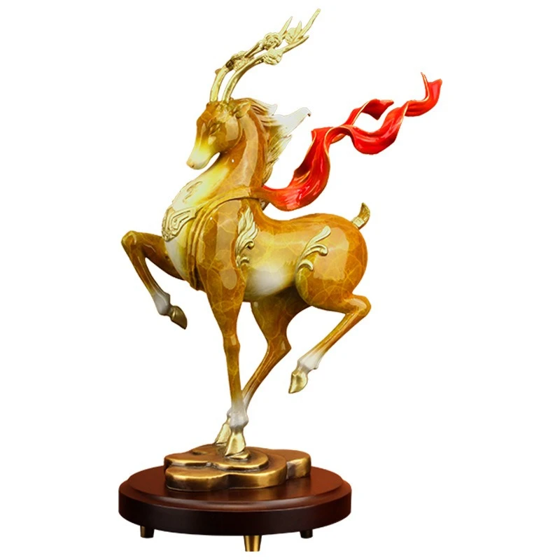 

Ornament, lucky deer, home living room TV cabinet decoration