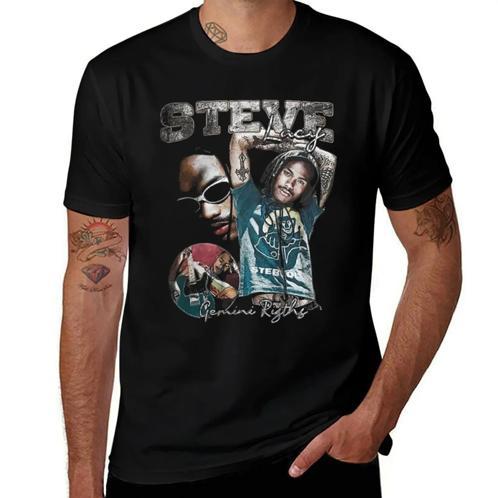 

Steve Lacy 7 T-Shirt Comfortable Basic Crew Neck Tee