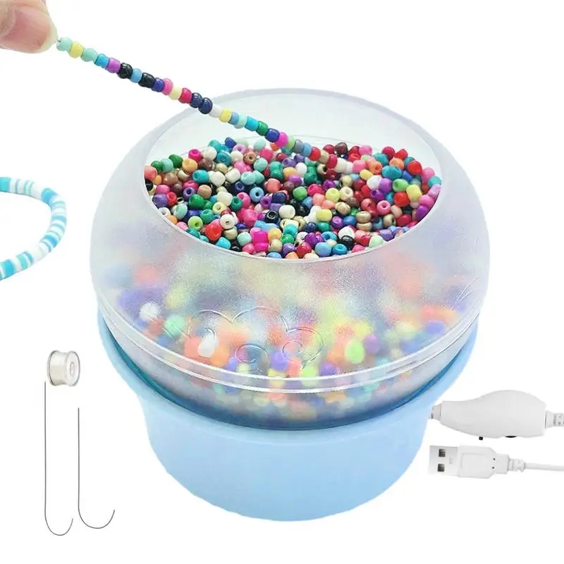 Clay Bead Spinner Automatic Electric Bead Bowl For Jewelry Making Multifunctional Adjustable Fast Beading Bead Spinner Machine